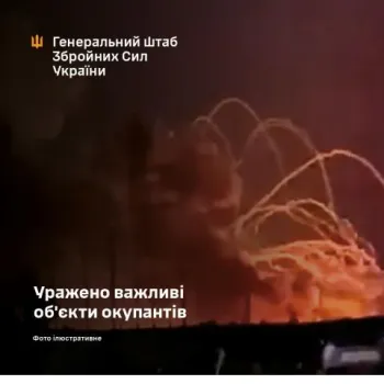 Підрозділи ЗСУ та СБУ знищили російський склад БК на Луганщині